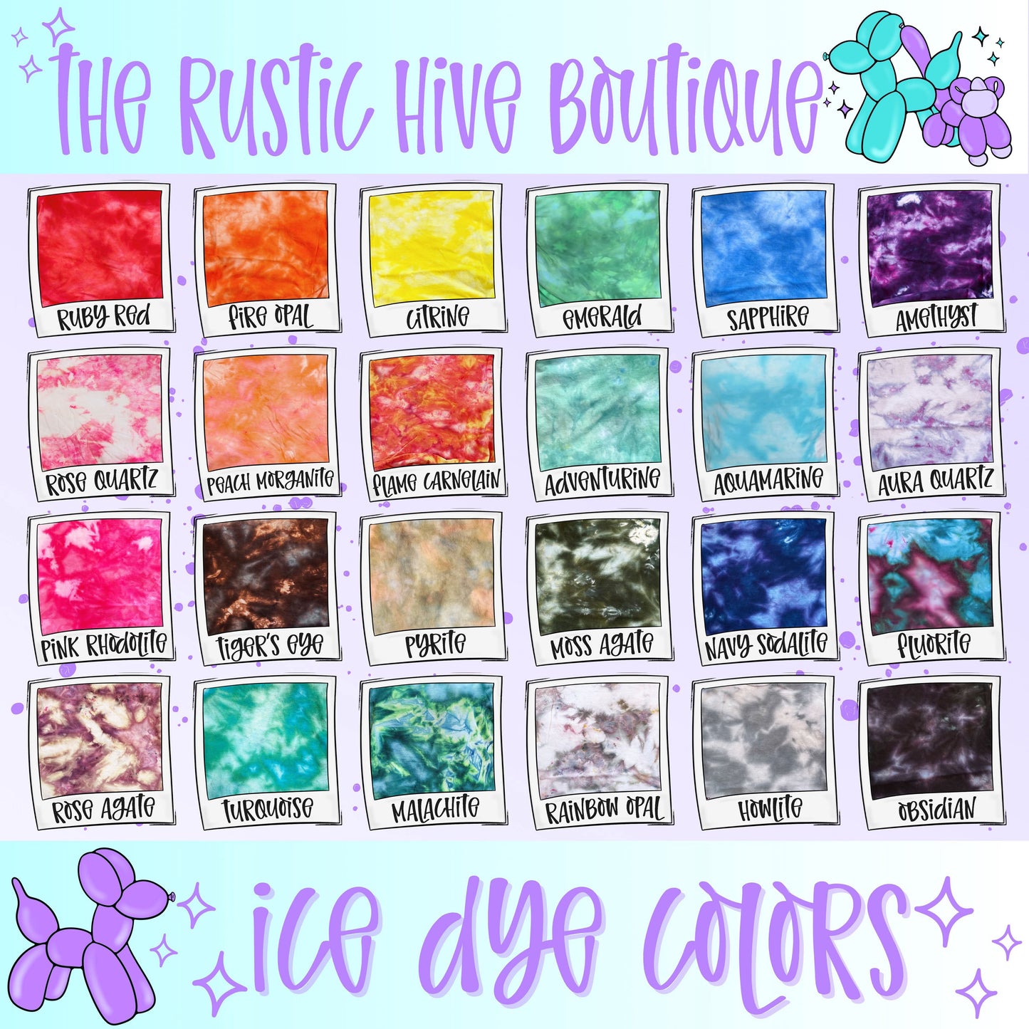 Custom Ice Dyed Monogram Tees