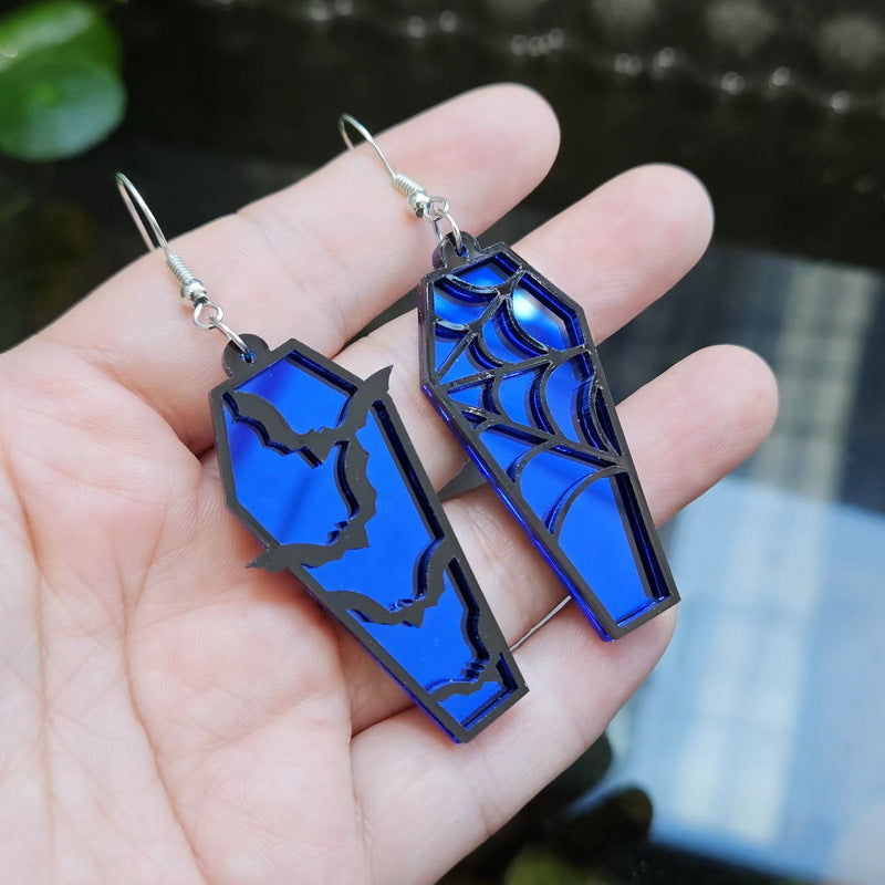 Spooky Acrylic Coffin Dangles