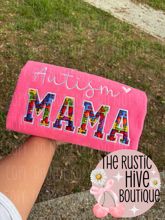 Autism Mama Appliqué Tee/ Sweatshirt