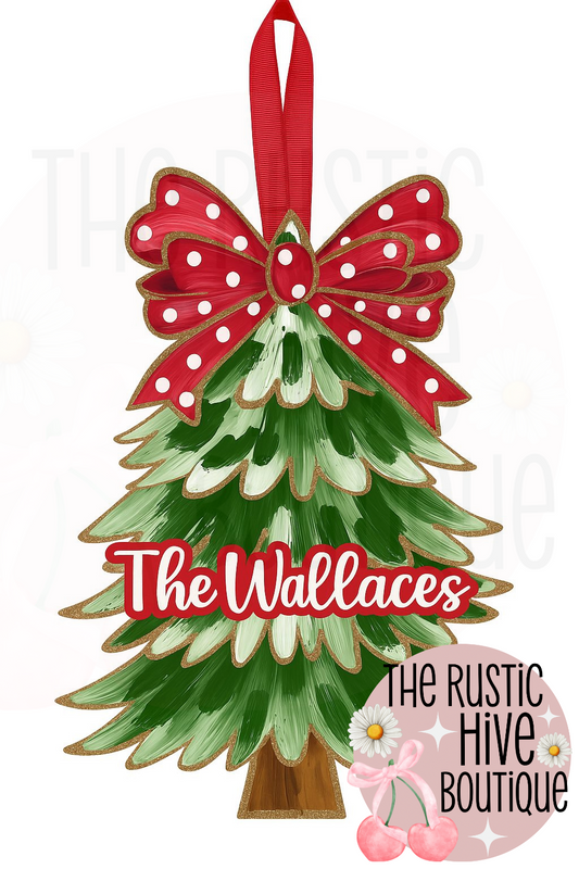 🎄 42 UV-Printed Wooden Christmas Trees 🎄