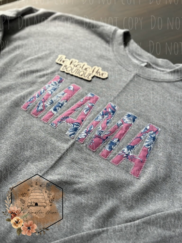 SALE: Mama Mystery Applique Sweatshirt 🎀✨
