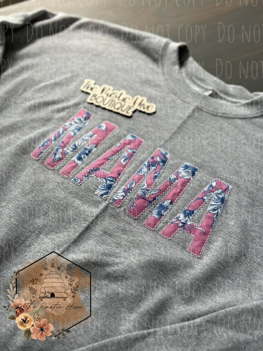 SALE: Mama Mystery Applique Sweatshirt 🎀✨